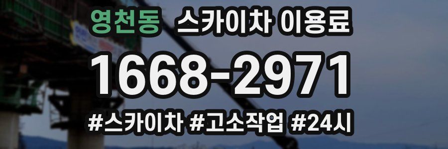 영천동 스카이차 이용료