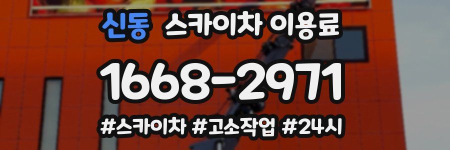 신동 스카이차 이용료