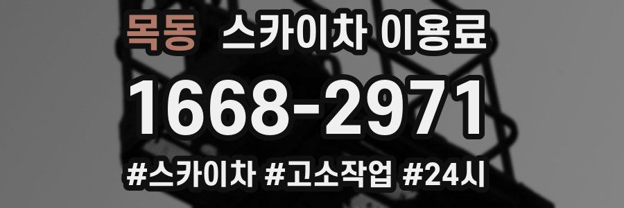 목동 스카이차 이용료