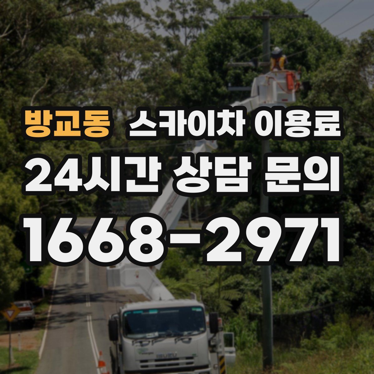 방교동 스카이차 이용료