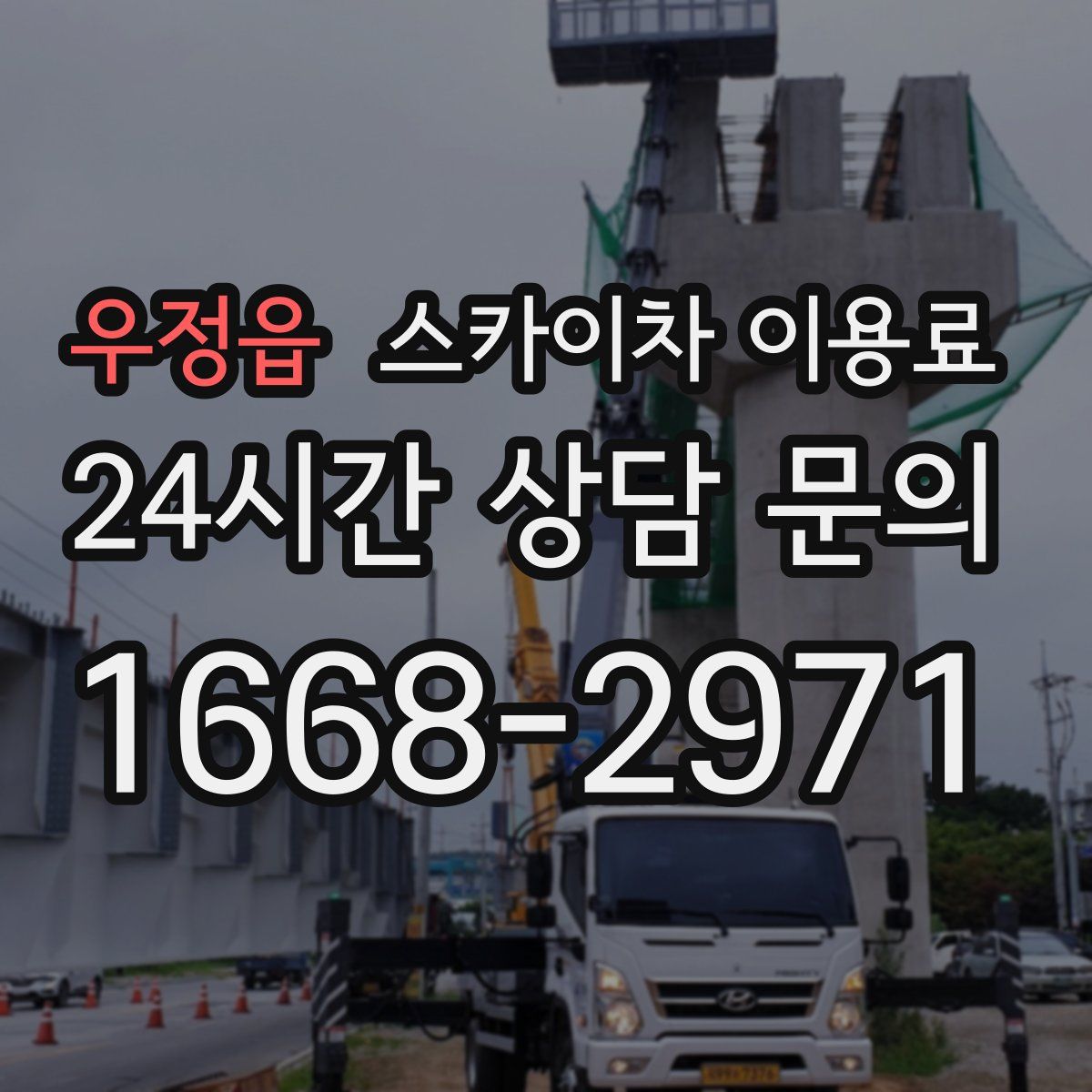 우정읍 스카이차 이용료