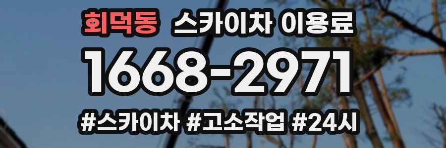 회덕동 스카이차 이용료
