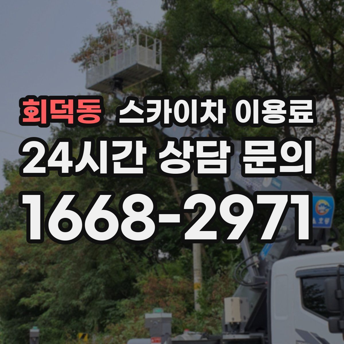 회덕동 스카이차 이용료
