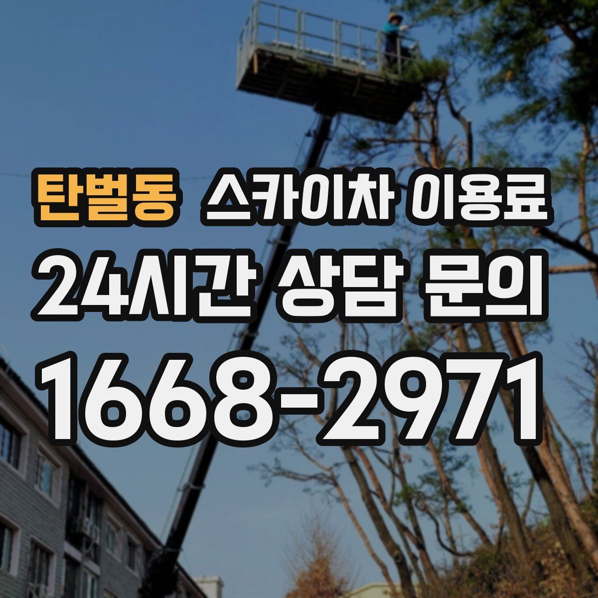 탄벌동 스카이차 이용료