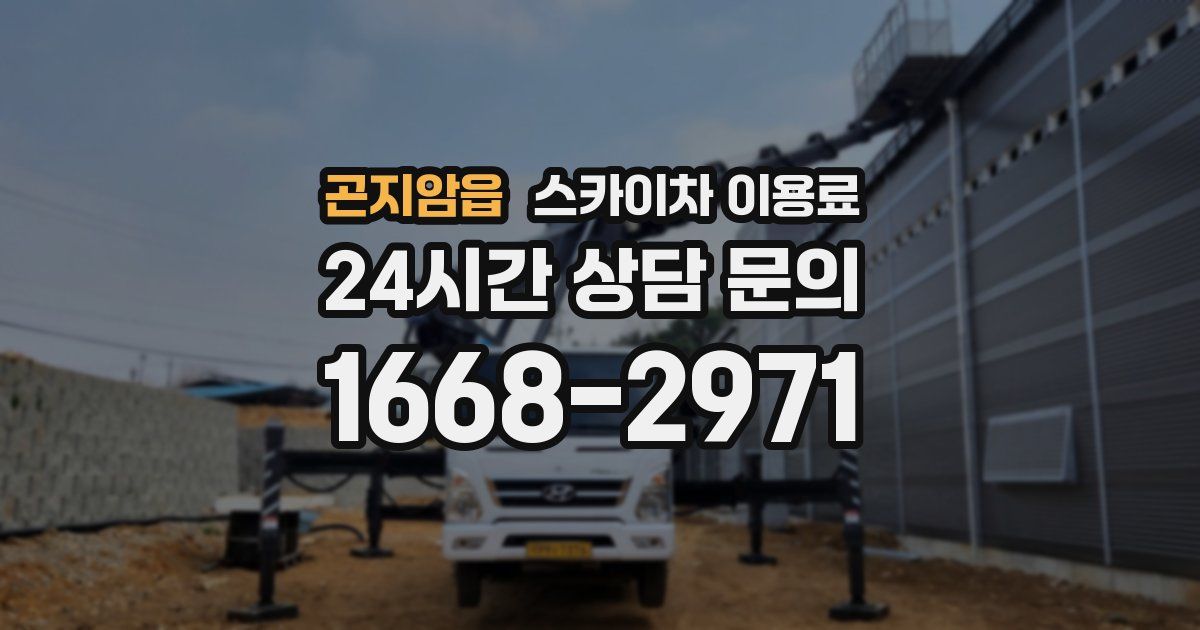 곤지암읍 스카이차 이용료