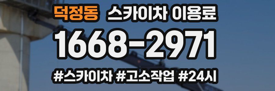 덕정동 스카이차 이용료