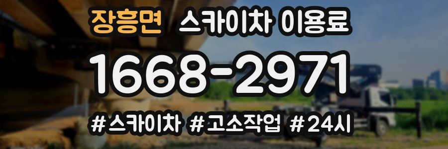 장흥면 스카이차 이용료