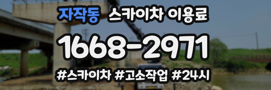 자작동 스카이차 이용료