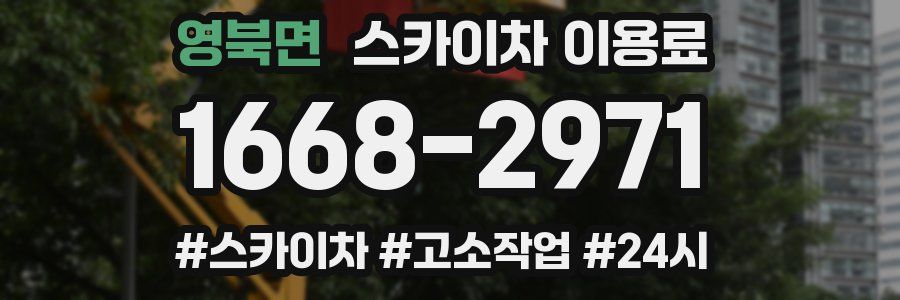 영북면 스카이차 이용료