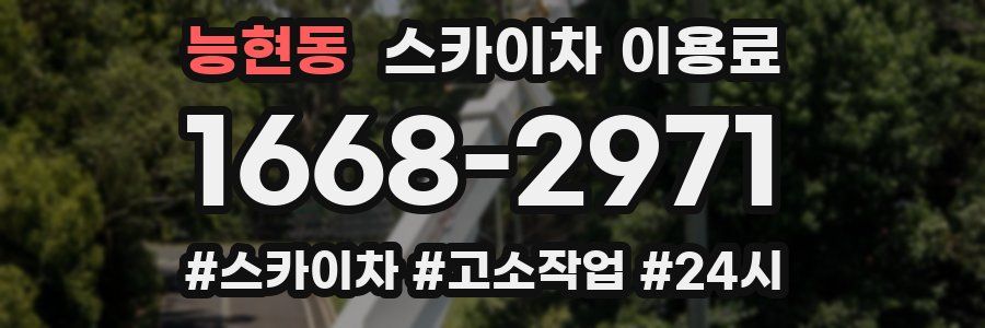 능현동 스카이차 이용료