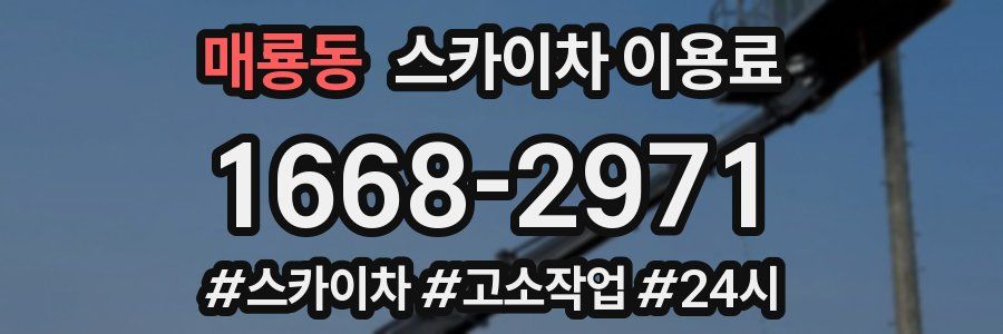매룡동 스카이차 이용료