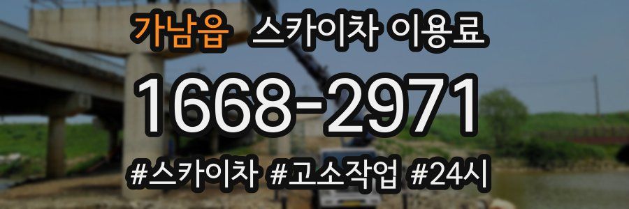 가남읍 스카이차 이용료