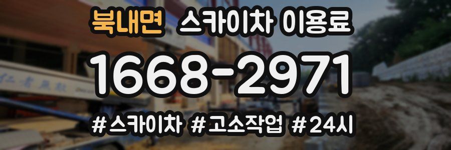 북내면 스카이차 이용료