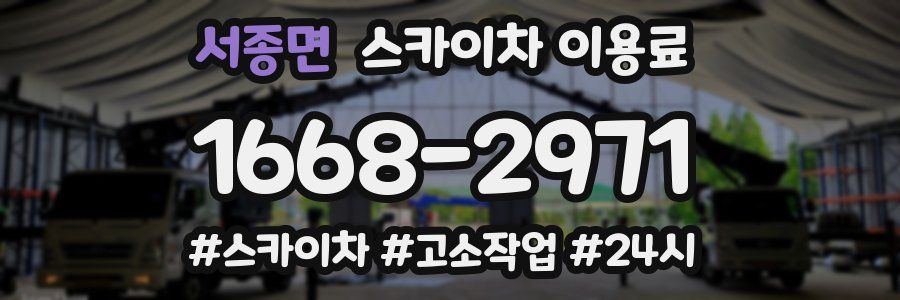 서종면 스카이차 이용료