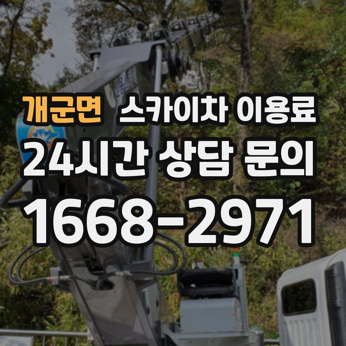 개군면 스카이차 이용료