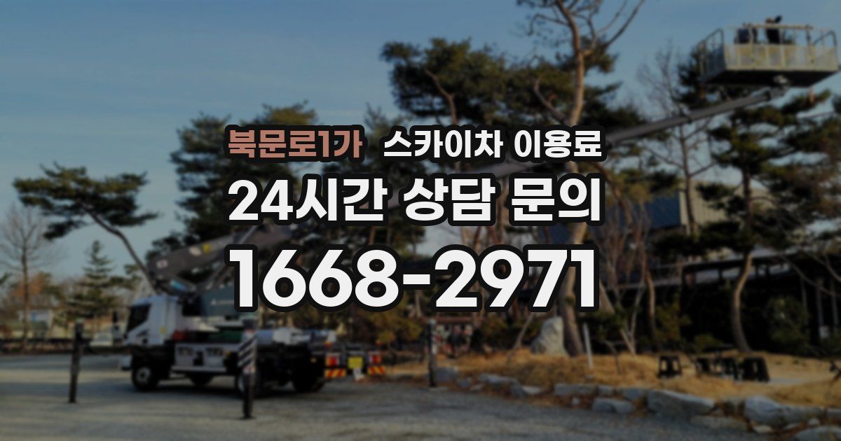 북문로1가 스카이차 이용료