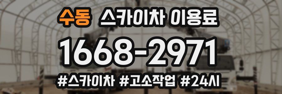 수동 스카이차 이용료