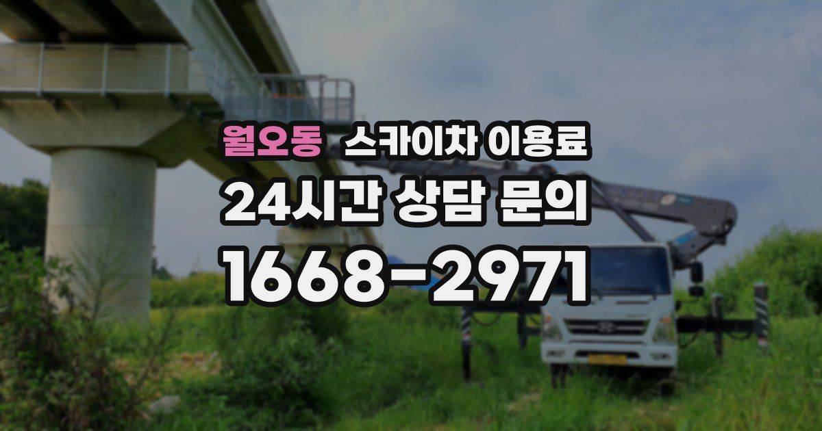월오동 스카이차 이용료