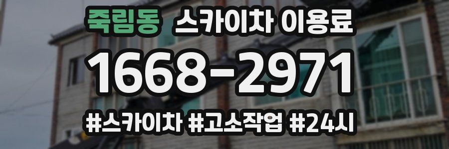 죽림동 스카이차 이용료