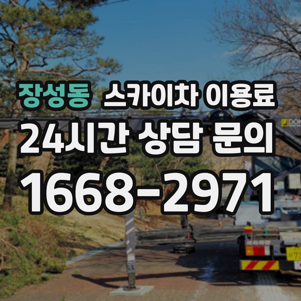 장성동 스카이차 이용료