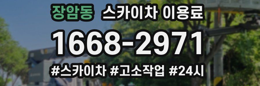 장암동 스카이차 이용료