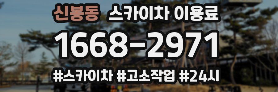 신봉동 스카이차 이용료