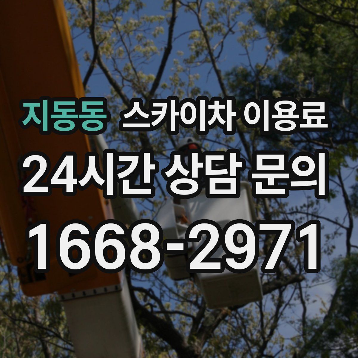 지동동 스카이차 이용료