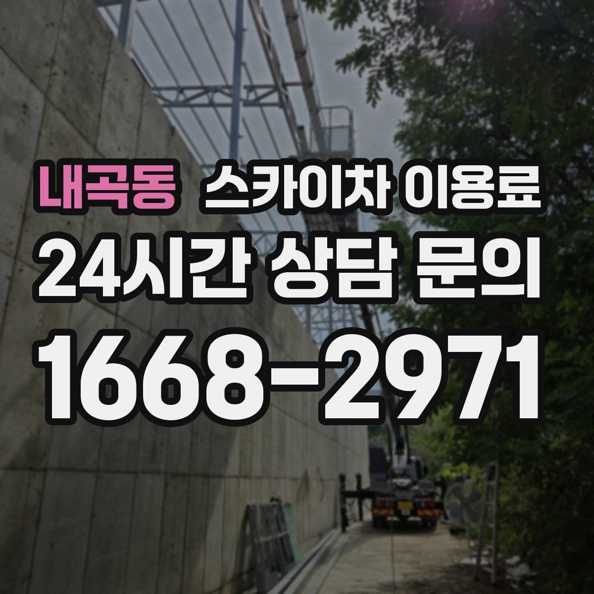 내곡동 스카이차 이용료