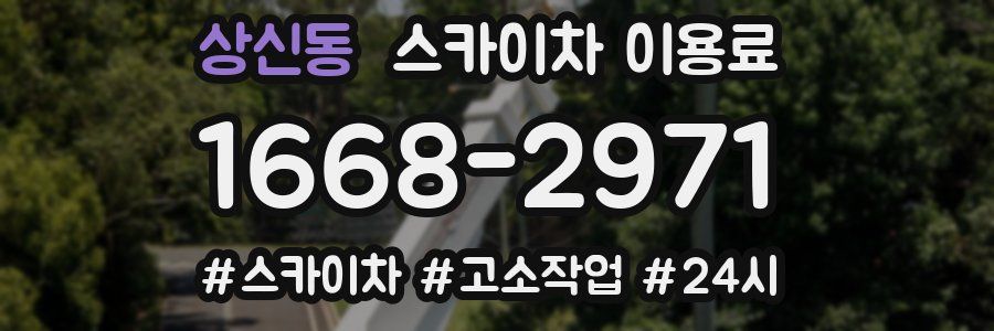 상신동 스카이차 이용료