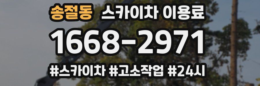 송절동 스카이차 이용료
