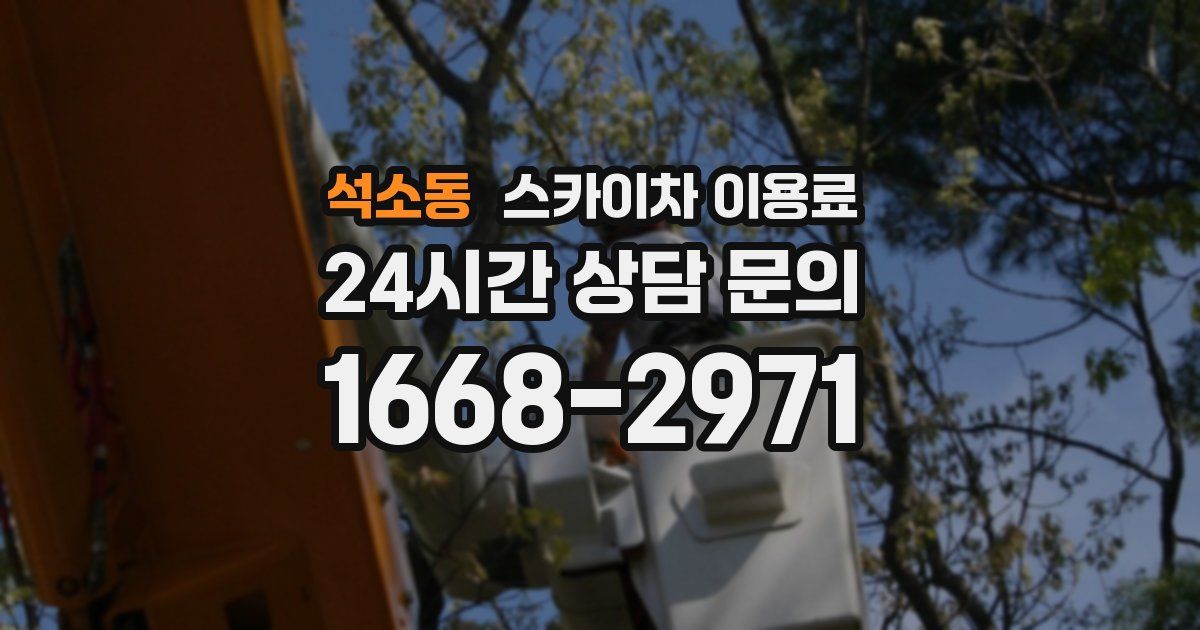 석소동 스카이차 이용료
