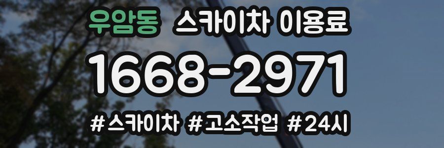 우암동 스카이차 이용료