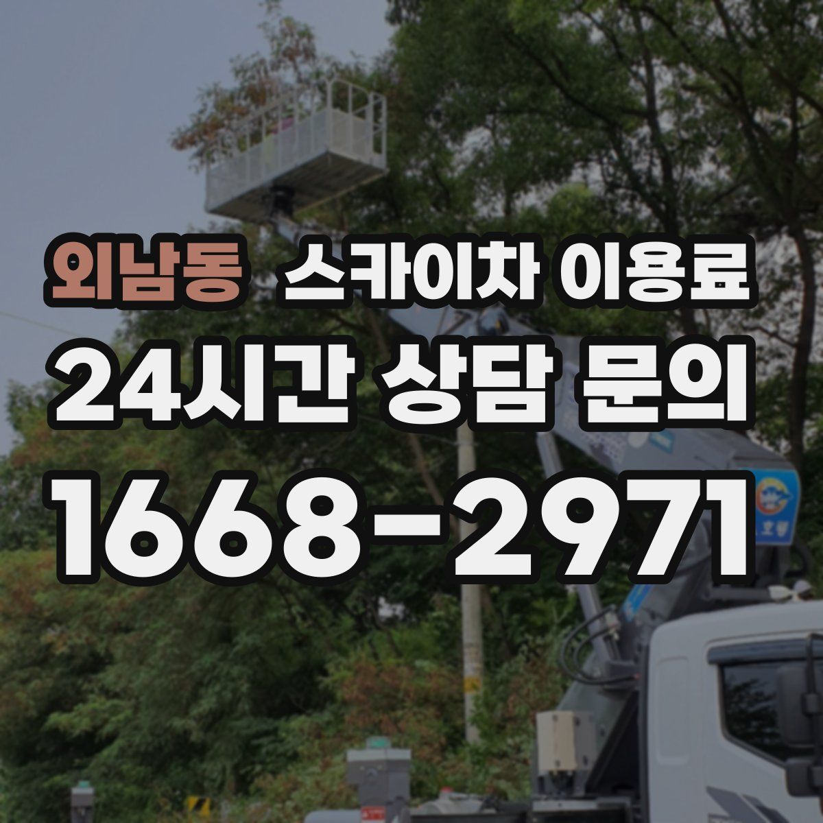 외남동 스카이차 이용료