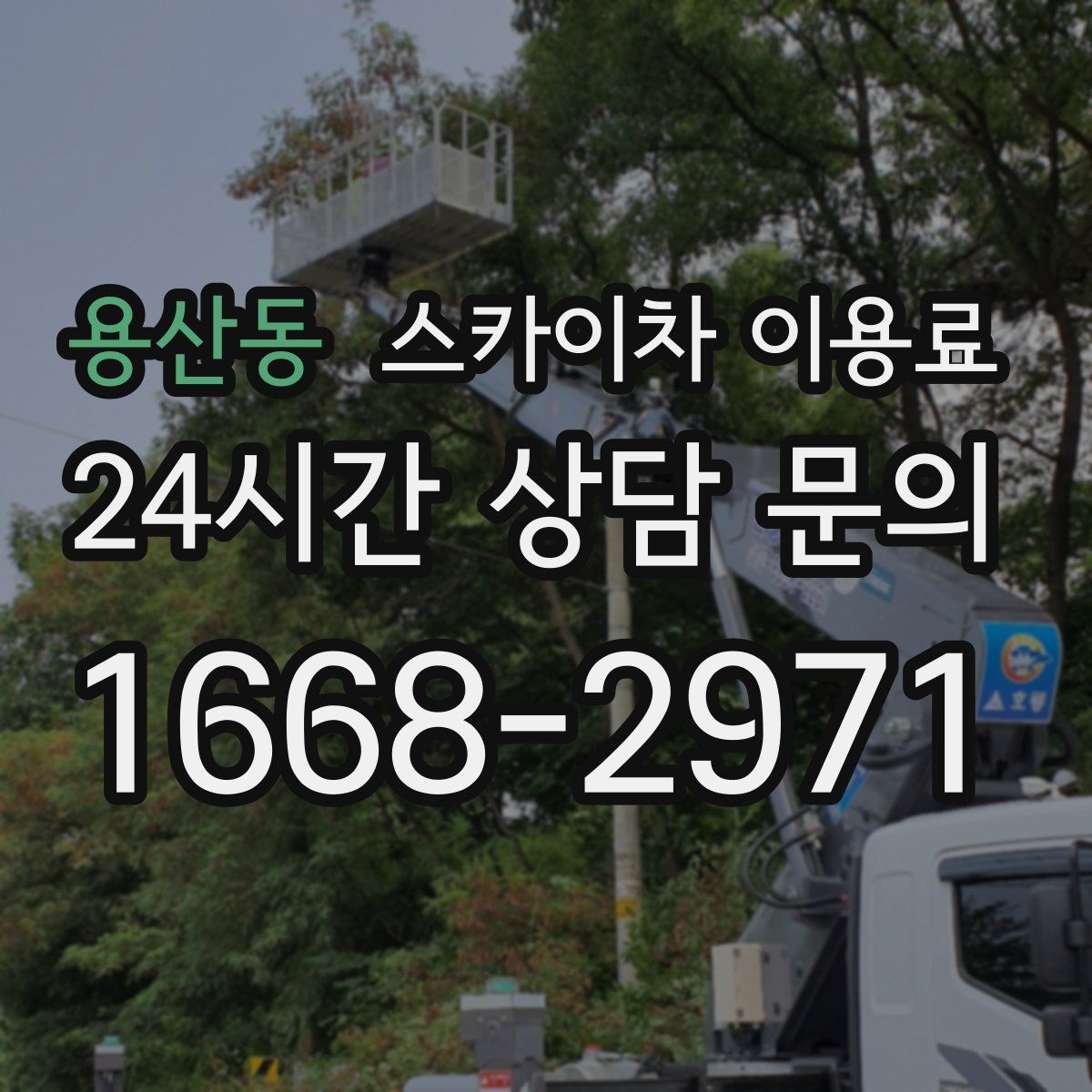 용산동 스카이차 이용료