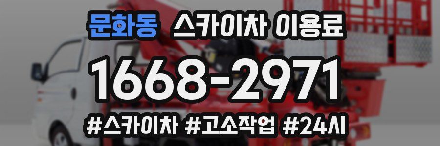 문화동 스카이차 이용료