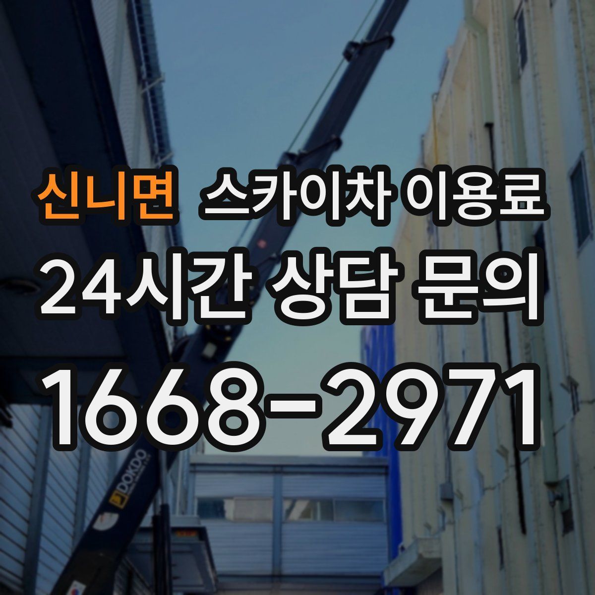 신니면 스카이차 이용료