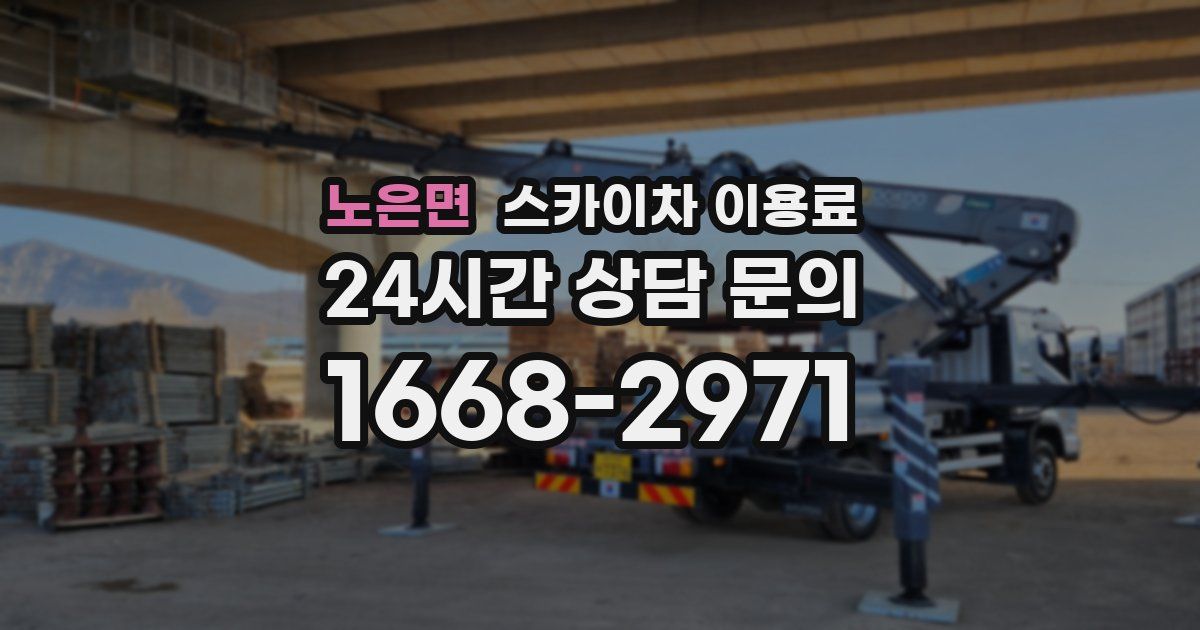 노은면 스카이차 이용료