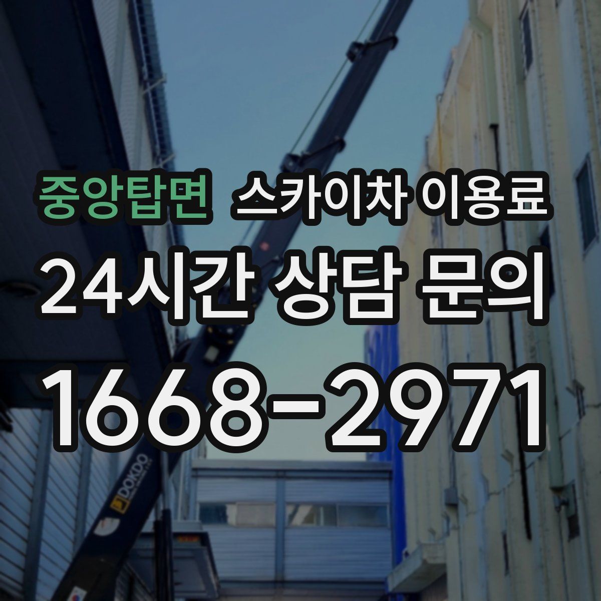 중앙탑면 스카이차 이용료