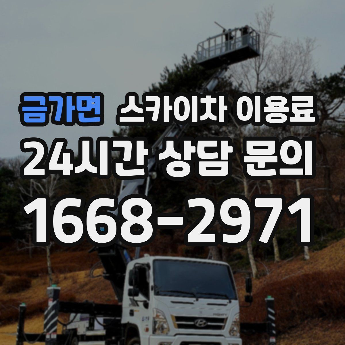 금가면 스카이차 이용료