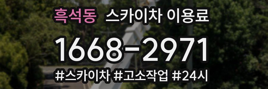 흑석동 스카이차 이용료