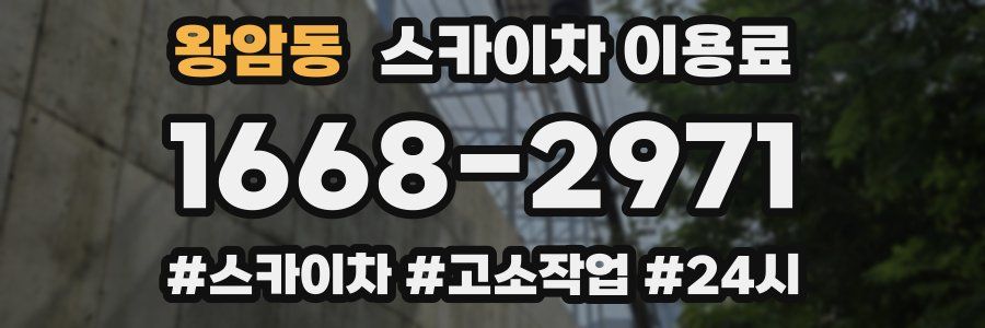 왕암동 스카이차 이용료