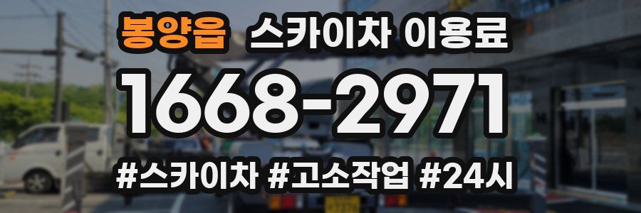 봉양읍 스카이차 이용료