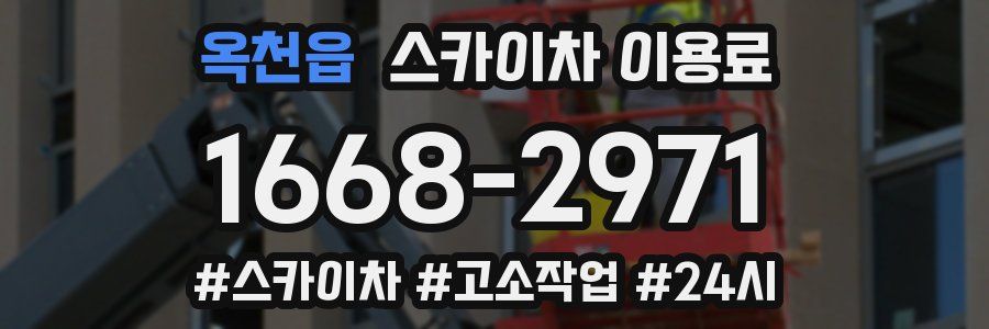 옥천읍 스카이차 이용료
