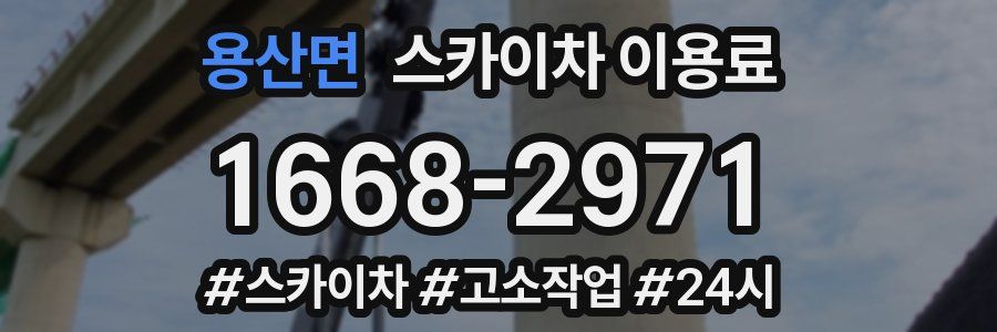 용산면 스카이차 이용료