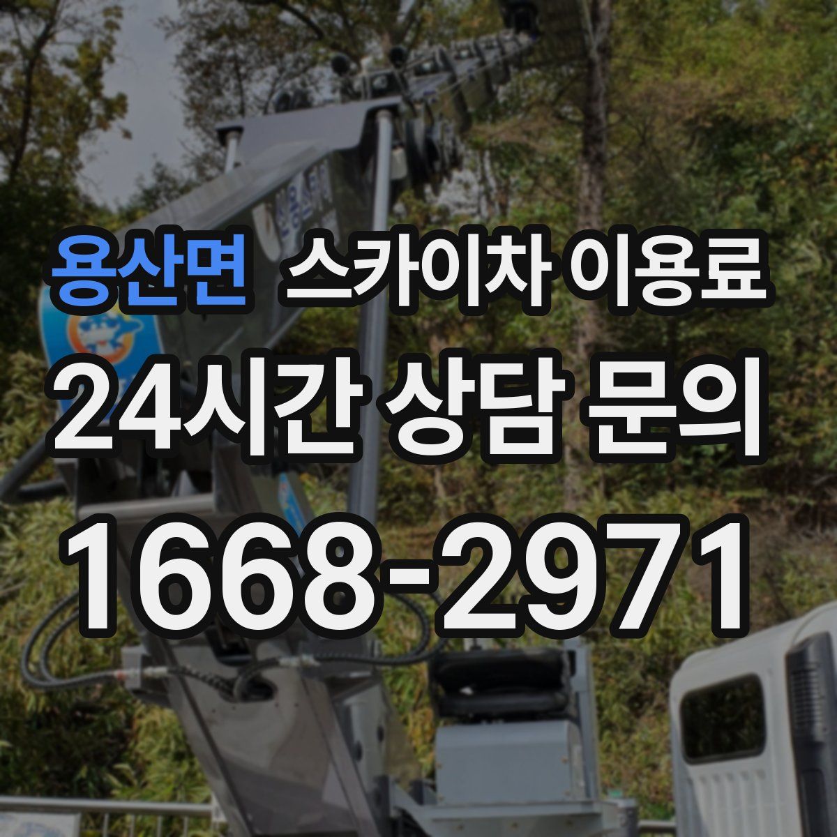 용산면 스카이차 이용료