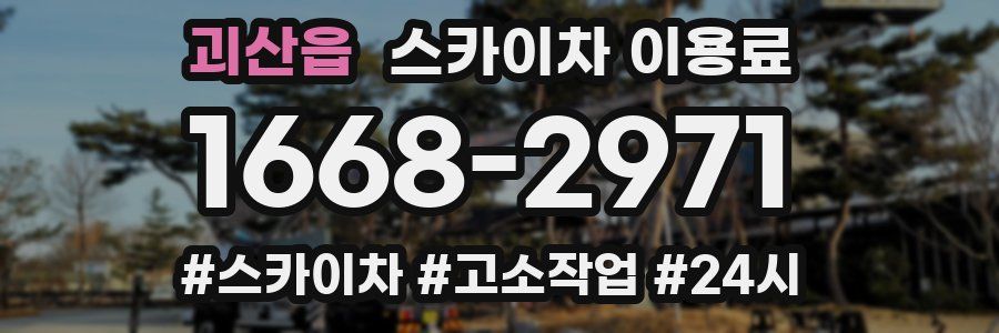 괴산읍 스카이차 이용료