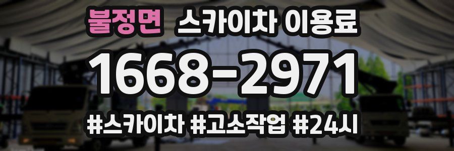 불정면 스카이차 이용료