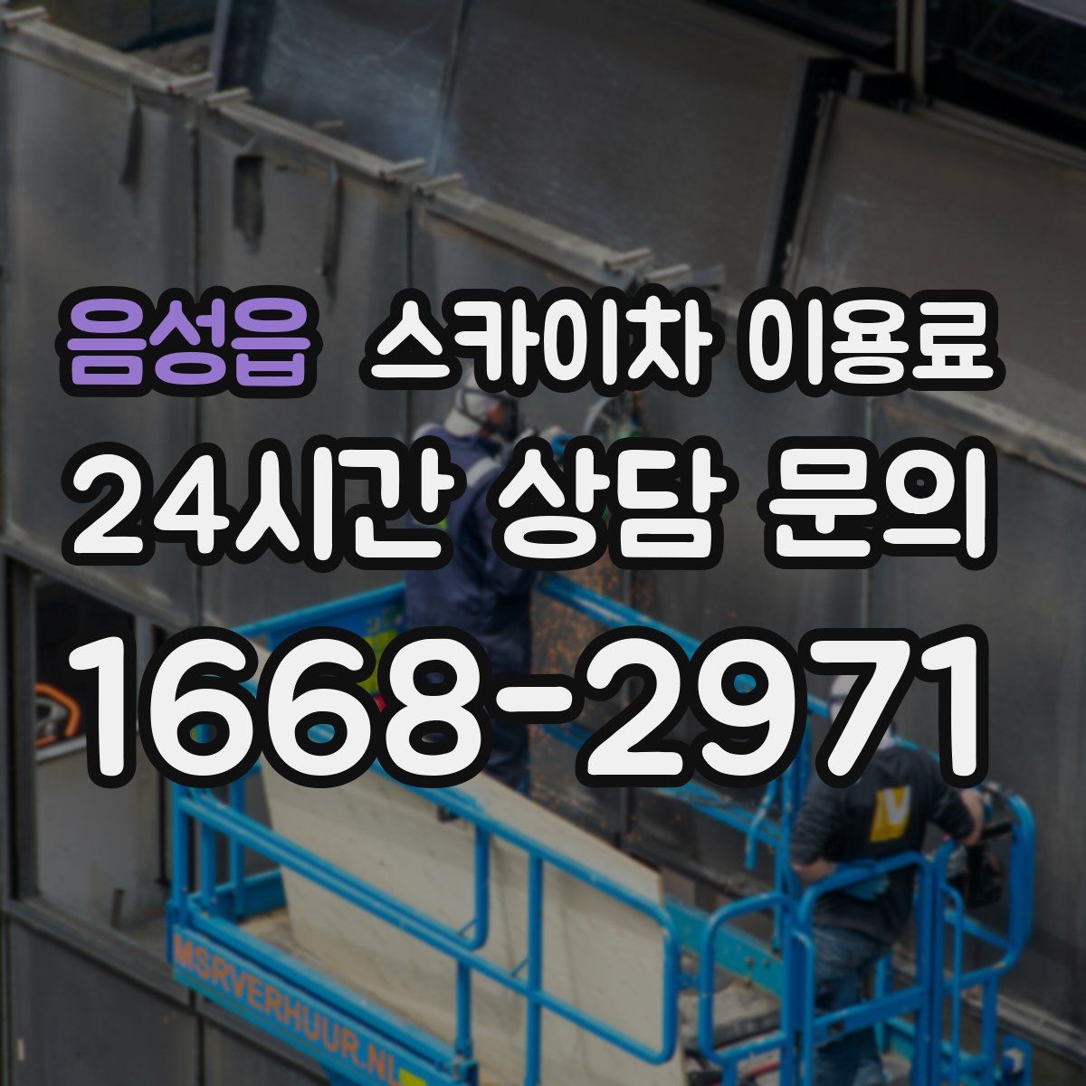 음성읍 스카이차 이용료
