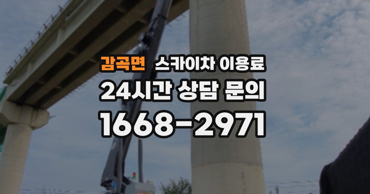 감곡면 스카이차 이용료