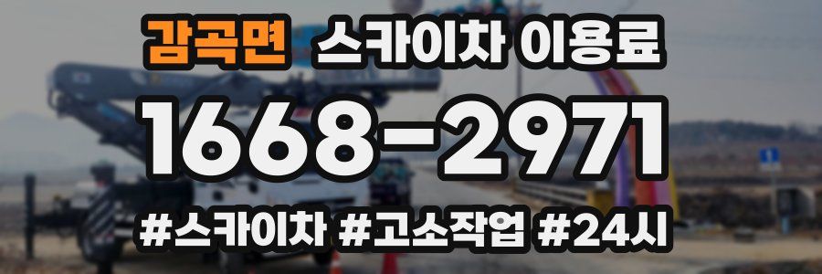 감곡면 스카이차 이용료